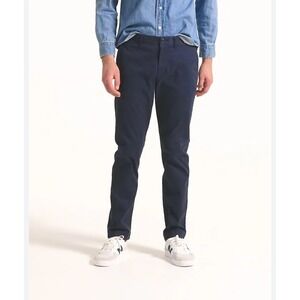 J.Crew Mens‎ Stretch Chinos Pants Navy Blue Slim Fit W31 L30